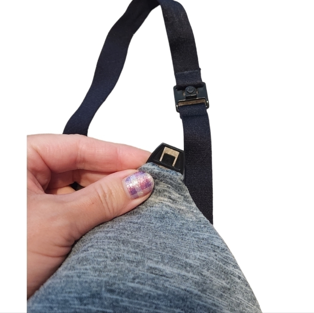 Simple Wishes Wireless Adjustable Strap Gray Nurs… - image 2